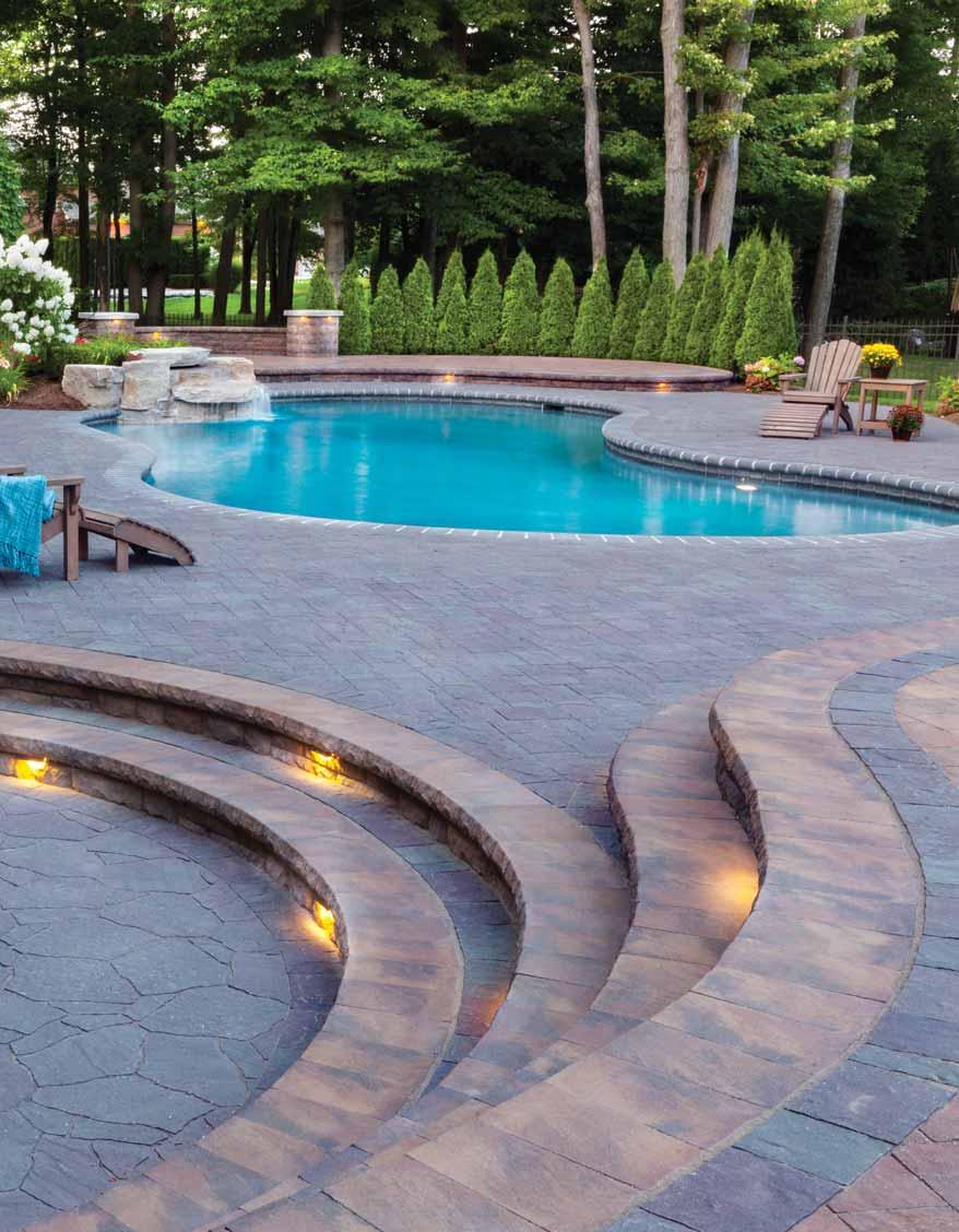18 LAFITT PAVER Lafitt features the most natural-looking texture available in a modular paver.