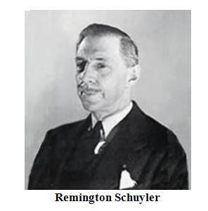 REMINGTON SCHUYLER As a young man, Schuyler studied to be an artist.