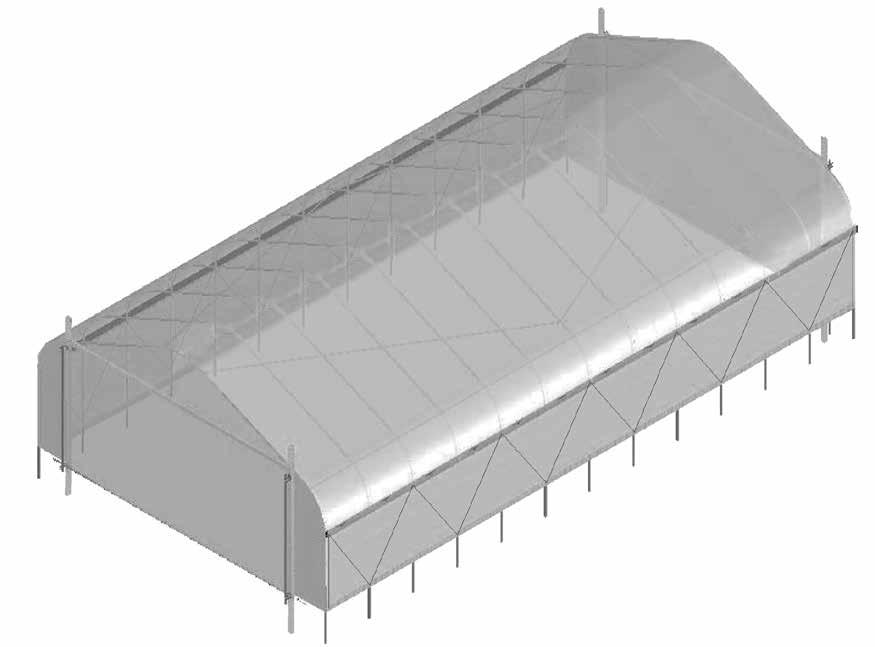 GrowSpan Gothic Premium High Tunnels (All H Models) Ground Level Photo may show a different but similar model.