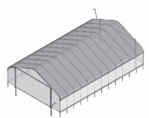 SHELTER ACCESSORIES AND CONSTRUCTION SUGGESTIONS The diagram below describes accessories available for your building and suggests ways to improve the stability of the customer-supplied end framing.