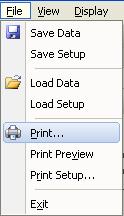 3.9 Print Click Print in File. 1. Click Print in File menu to set the printer to print the current waveform. 2. Click the Print Preview in File menu to get into the Preview window.
