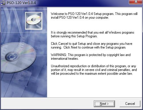 1.2 Install Software Caution: You must install the software before using the oscilloscope. 1. While in Windows, insert the installation CD into the CD-ROM drive. 2.