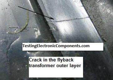 Hairline Crack In Components.