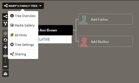 If you have ended up with an extra relative that needs to be removed, click on the name of the relative, then click on the Tools button and click on Delete this person from the drop-down list.