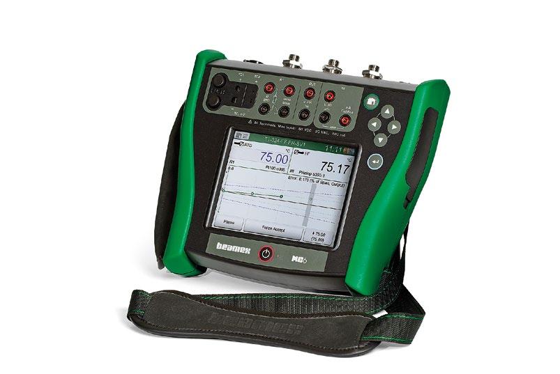 High-accuracy, advanced field calibrator and communicator Accredited calibration certificate as standard Each MC6 is delivered with a traceable, accredited calibration certificate as standard.
