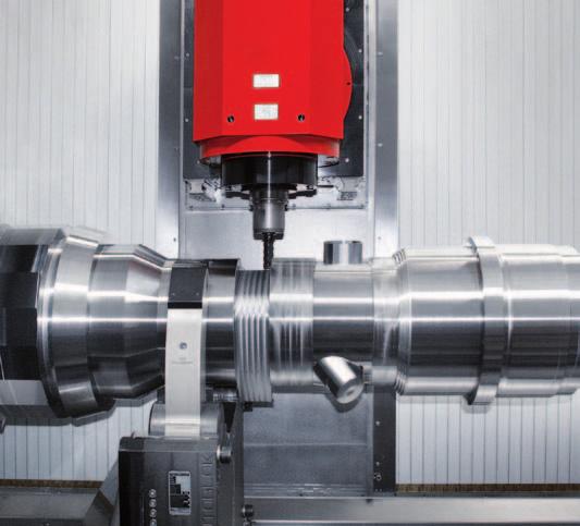 The Hyperturn 200 Powermill offers optimum conditions in terms of flexibility, set-up time reduction, stability and maximum productivity for the complete machining of large workpieces.