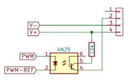 AMP45-DC-ID Electrical Interface To determine the initial set point, one might model the input impedance as a 30 kω resistance. When a voltage of 5.