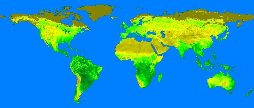 NDVI Data Sources Advanced Very High Resolution Radiometer (AVHRR) Normalized Difference Vegetation Index (NDVI) data (GIMMs