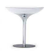 41,00 ALU Bar table, polished aluminium 110cm