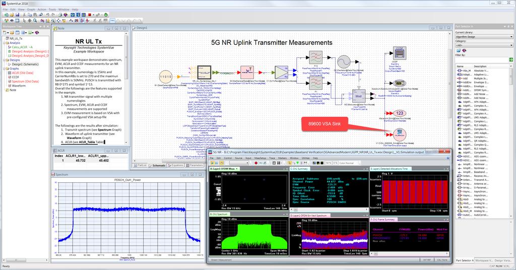 12 Keysight 5G New Radio Modulation Analysis Option BHN 89600 VSA Software - Technical Overview Faster validation with design and test integration When transitioning from design to test, you can