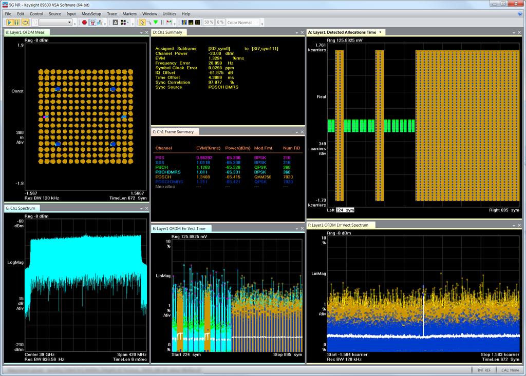 08 Keysight 5G New Radio Modulation Analysis Option BHN 89600 VSA Software - Technical Overview Understand the structure and quality of 5G NR signal Use the powerful demodulation and analysis tools