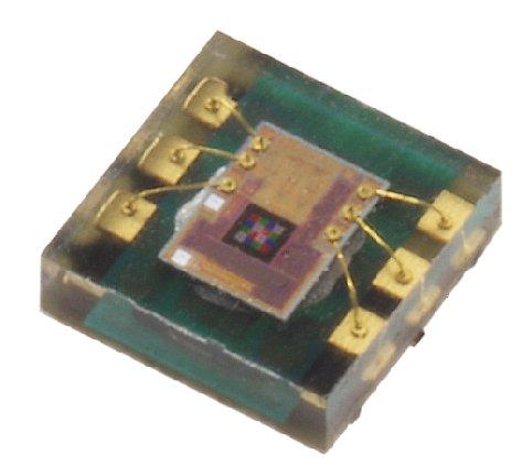 2 C protocol interface Low stop current, 1uA typical Operating range 1.7 ~ 3.0V Description CLS16D17-34-DF6/TR8 is a digital RGB color sensor that can sense red, green, blue (RGB), and clear light.