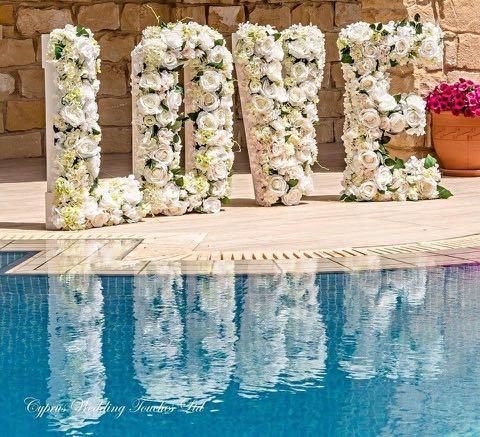 Decorate your Venue with our Gorgeous 3ft Flower Filled LOVE Letters.