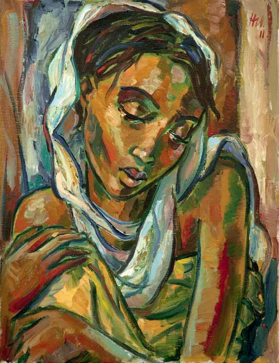 10. Pensive woman II Oil on canvas 2011