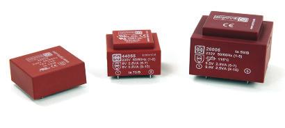 P R O D U C T L I N E S PCB MAGNETIC COMPONENTS Encapsulated 50Hz transformers (44 & 45 series) k