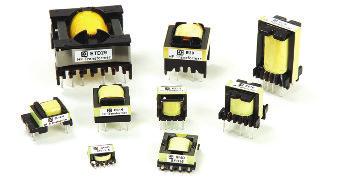 Automated - 100% tested production Ferrites core transformers & inductors (74 series) k Large