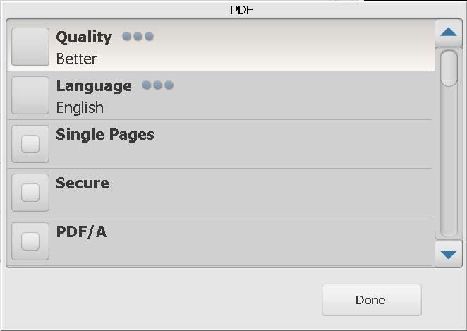 PDF - Searchable (Image + Text) and PDF - Image Only creates a document or multiple documents that contain both text and image data or image data only.