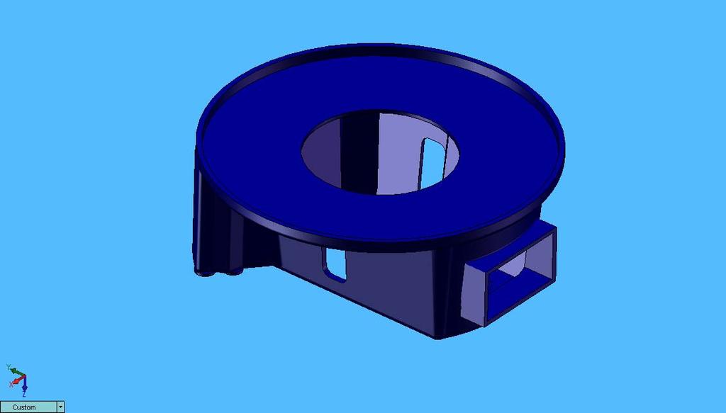 and lastly, suggest modifications to obtain an interference free fixture design. The following image shows the clutch housing and its machining surfaces.