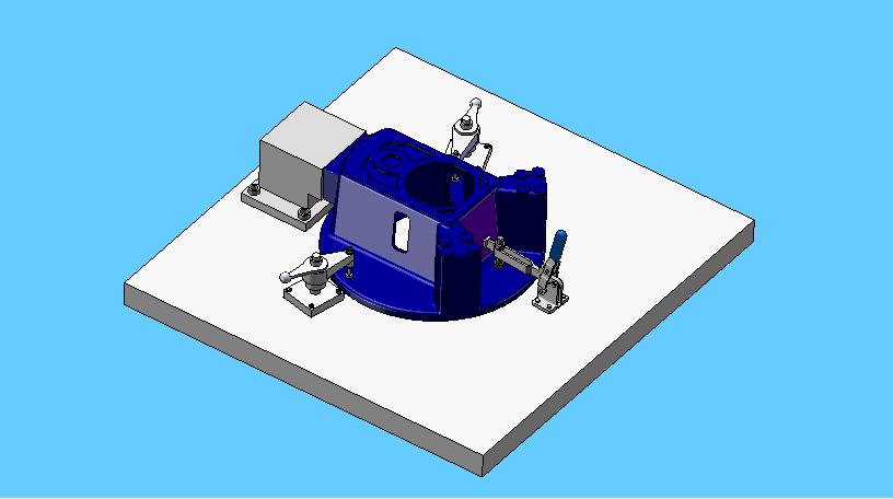 interference between clamps and the workpiece during the simulation. Once the clamp keypoints have been formed, the motion of workpiece is simulated.