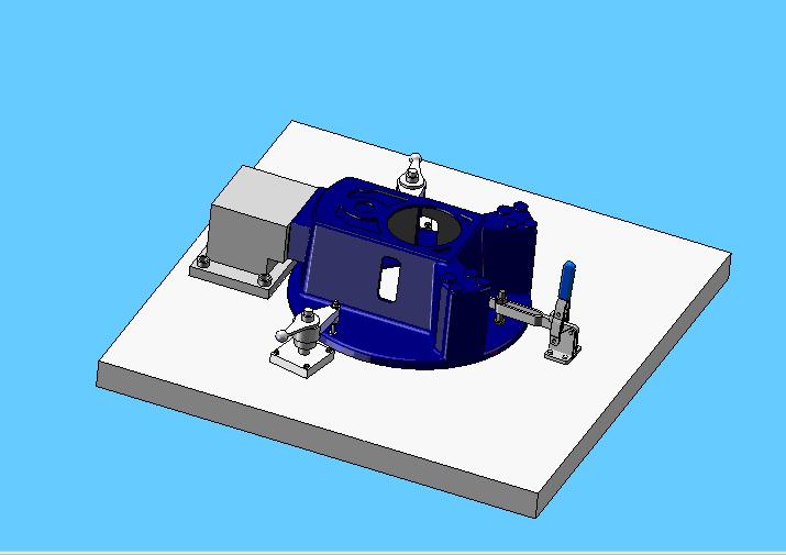 Changing the toggle clamp position gives greater space for loading and unloading the workpiece.