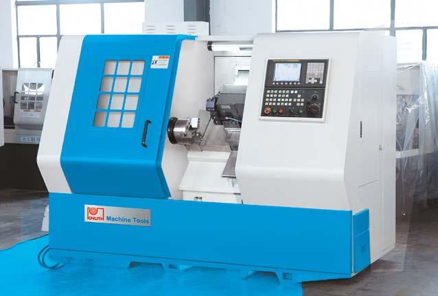 CNC Inclined Bed Lathe Heavy-duty, fast, versatile!