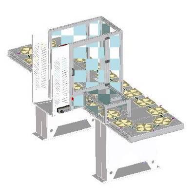 Attention: Only available with the gantry loader left side set-up. Dimension: 550x1900mm Factory installed only!