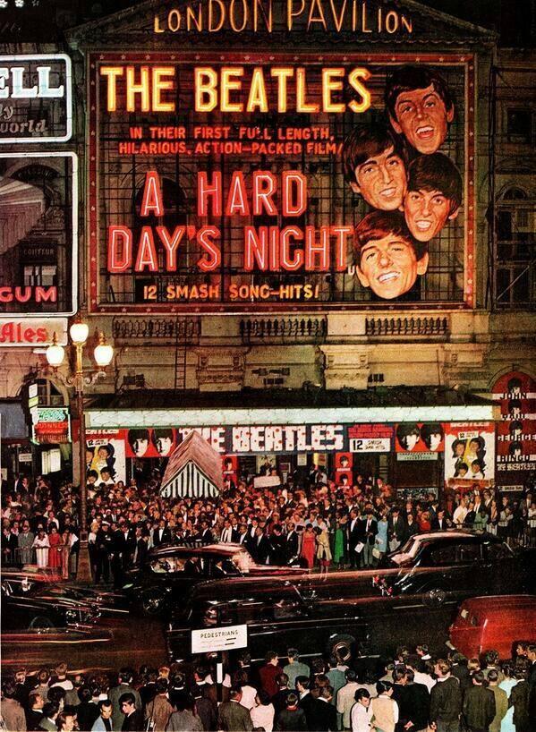 2 9AM The Beatles A Hard Days Night AHDN US Premiere Aug. 12 th `64 Released as a single in the UK July 10 `64 going straight to #1.