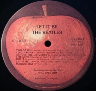 5 The Beatles - Let It Be Single / Let It Be /Past Masters Recorded January 31 st at Apple Studios WON an Oscar at the 1970 Academy Awards: Best Original Song score Released: March 6, 1970 in UK