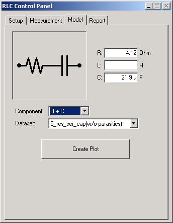 Figure 8. The modeling tab 1.E+02 90 70 50 Impedance [Ohm] 1.E+01 30 10-10 -30 Phase [ ] -50-70 1.E+00-90 1.E+02 1.E+03 1.E+04 1.