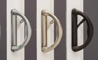 White Tan Decorative Interior Handle Clay (not available in all locations) Brushed Chrome Brushed Nickel