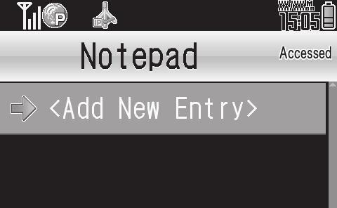 Notepad Saving Text New Notepad Entry Highlight Doc./Rec.