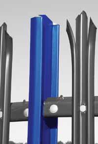 ProPOST s aesthetic design maintains the appearance of the standard posts but offers many advantages; Slotted to fit standard fish plates Pierced at bottom of post to key into concrete Cost