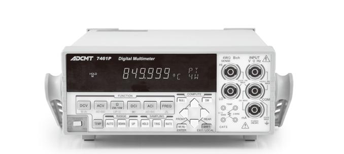 Digital Multimeters 7351A/7351E/7351E+03 7451A/7461A 7461P 5½-digit General-purpose and low-cost 5½-digit DMM Realizes 5½-digit DMM with a price of 4½-digit Highest throughput in the class FAST: 140
