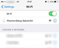SET-UP PHANTOM IN WI-FI Before you start your PHANTOM setup,make sure your device (computer, smartphone, tablet) is connected to your home internet Wi-Fi network.