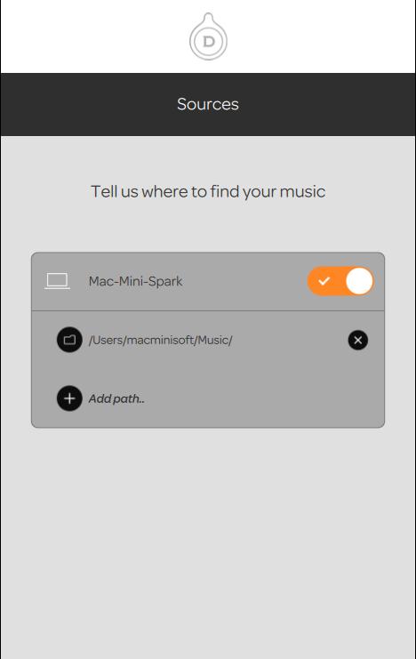 If you are on a computer, you can also add music from other files. Touch ADD PATH and choose the music files you want to add.