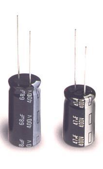 Capacitor Value Most large capacitors have their value indicated on them, typically in uf or mf.