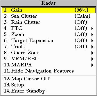 The Radar Configuration Page The Radar Configuration page is used to change the look of the Radar page.