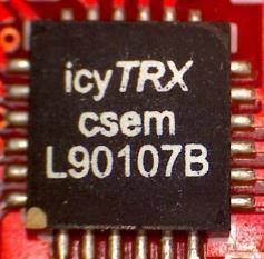 Overview icytrx 65nm Supply voltage: 1V nom. 250kb/s 4Mb/s (4-FSK) BTLE mode, Receiver 1.0V: -97dBm w. 4.6mA BTLE mode, Transmitter 1.1V: 0dBm w. 8.