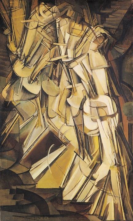 MARCEL DUCHAMP, Nude Descending a Staircase, No. 2, 1912. Oil on canvas, approx.