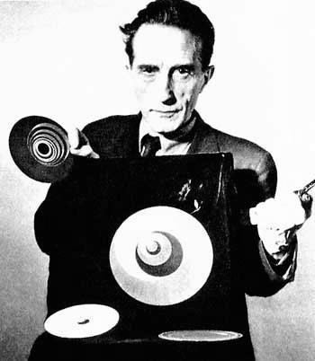 Marcel Duchamp, kinetic art, images attached to a