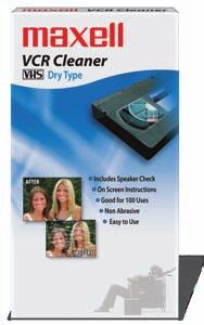 Care & Maintenance VP-100 High Quality Video Head Cleaner (Dry Type) n Low friction, dry cleaning cassette n Easy to use, safe and effective n Cleans tape heads and entire tape path n Economical n