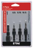 48 Quickbits Drill Countersinks Drill screw pilot hole and countersink in one action Drill made from