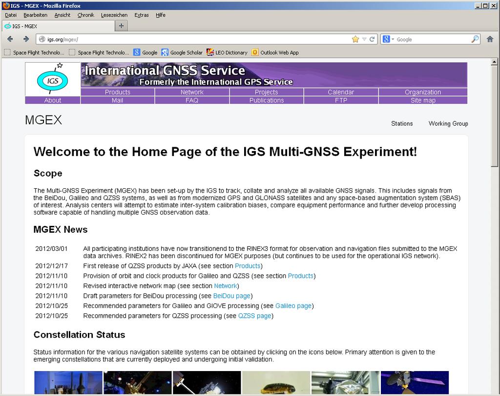 MGEX Website http://igs.