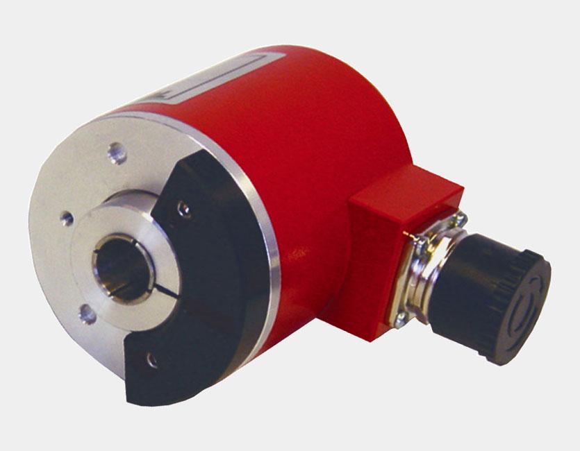 Incremental-Encoder ZHI-65 EPROG ELECTRONIC GmbH. Hollow Shaft Encoder for Direct Coupling to any Drive Shaft (I.D. = 14 mm) Programmable. Number of Pulses per Revolution 5 to 32768 1) Set Z, Z neg.