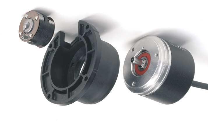 Mechanical Design Types and Mounting Rotary Encoders with Integral Bearing, for separate shaft coupling Rotary encoders with solid shaft The rotary encoders of the ROD/ROC/ ROQ 400 series feature