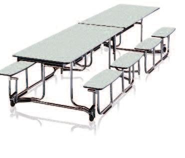 WITH SPLIT BENCHES - Size - 12' length only - Heights - 27" or
