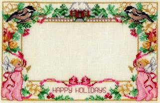 Christmas Dreams Design by Donna Giampa #3231 16ct 9.21" x 5.85" (234x149mm) #3232 18ct 8.60" x 5.46" (218x139mm) 1. Xmas Red-DK 601 1169 498 2. Christmas Red 600 651 321 3. Geranium 805 1515 956 4.