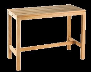 BAR TABLES TEAK Devon s Bar Tables have enduring strength and features.