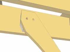 to mount Corner Brackets correctly. Use a Level to determine correct Post position. 22.