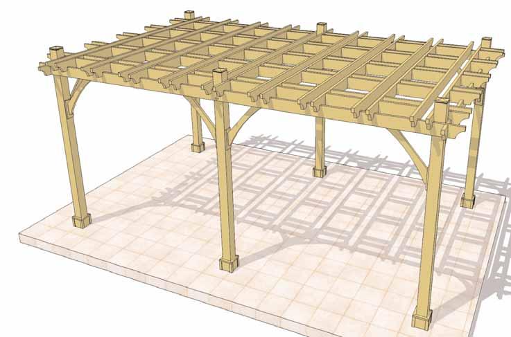 Congratulations on building your 12X20 Breeze Pergola Note: Our Pergola's are shipped as an unfinished product.